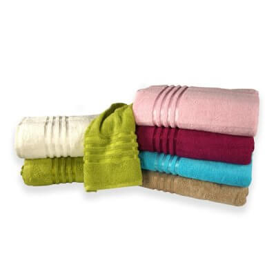 Ręcznik kolorowy frotte 100x150 cm bordowy