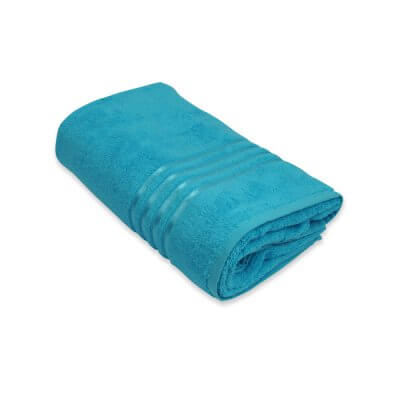 Ręcznik kolorowy frotte 100x150 cm niebieski