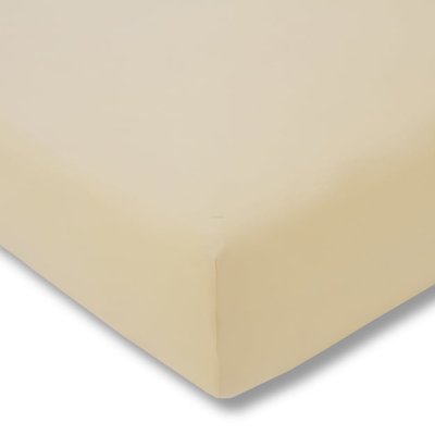 Prześcieradło bawełniane o splocie jerseyowym 180x200 cm brązowe