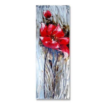 Obraz Czerwony kwiat 150 x 50