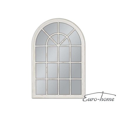 Lustro okno białe 74 x 104