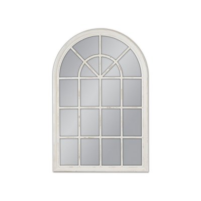 Lustro białe imitujące okno 100 x 150