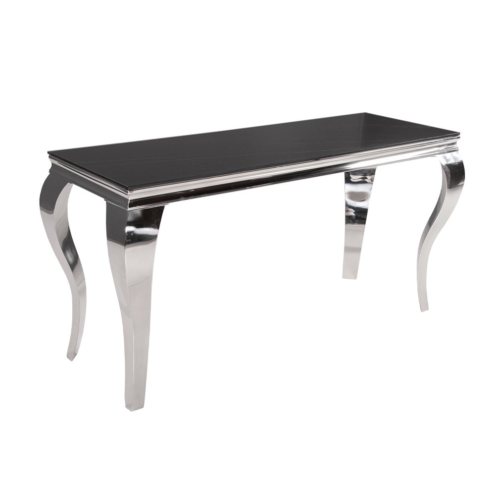 Konsola marmurowy czarny blat modern barock 150 x 50 x 75 Konsola marmurowy czarny blat modern barock 150 x 50 x 75