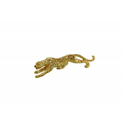 Figura geparda złota 30 x 8 x 8
