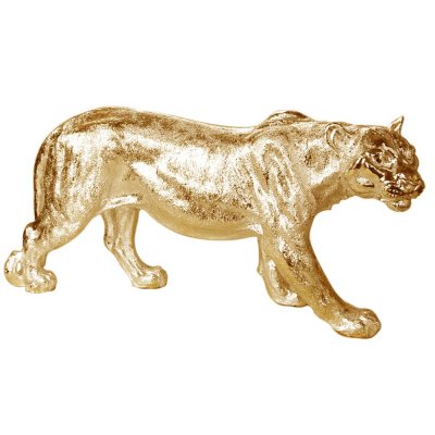 Figura lwicy złota 78 x 16 x 36