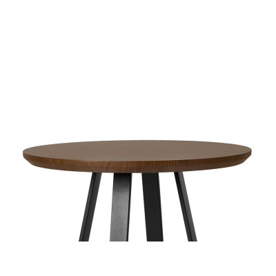 Okrągły stolik kawowy orzechowy blat Ø50x51 cm