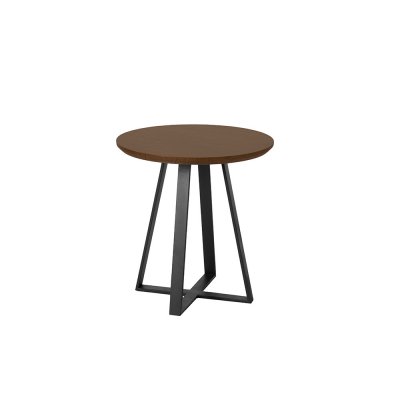 Okrągły stolik kawowy orzechowy blat Ø50x51 cm