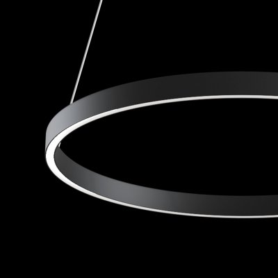 Rim - Lampa wisząca IV (czarna)