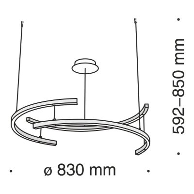 Line - Lampa wisząca III