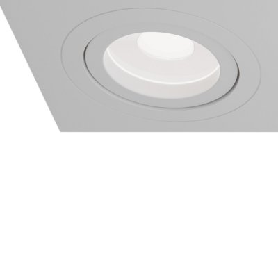 Atom - Potrójna oprawa downlight (biała)