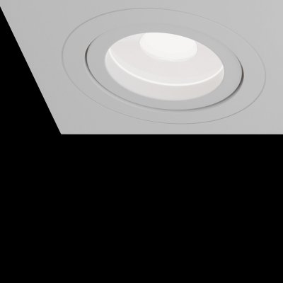 Atom - Potrójna oprawa downlight (biała)