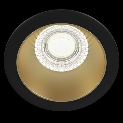 Share - Oprawa downlight (czarno-złota)