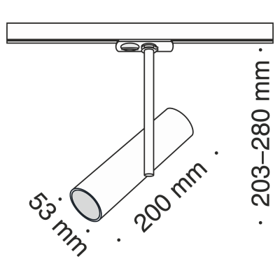 Elti - Lampa szynowa (biała)