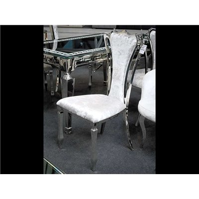 Krzesło srebrne 52 x 49 x 105