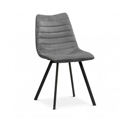 Krzesło ROXA ciemnoszary/ noga czarna
