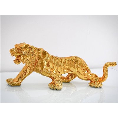 Figura geparda złota 54 x 12 x 15