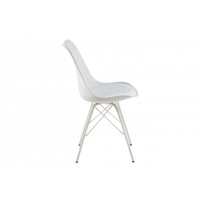 Krzesło Eris PP białe/białe