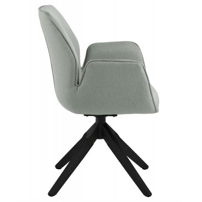 Krzesło obrotowe Aura light grey /black auto return