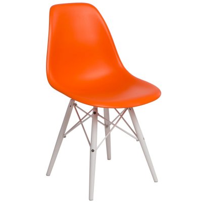 Krzesło P016W PP pomarańcz/white