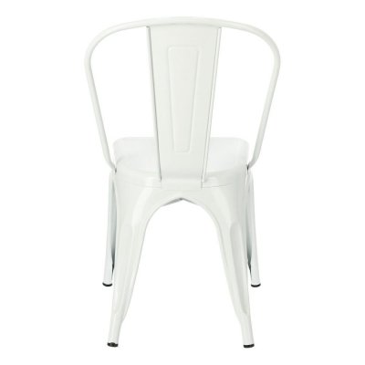 Krzesło Paris białe inspirowane Tolix