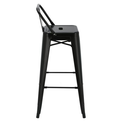 Hoker Paris Back short 75cm black insp. Tolix