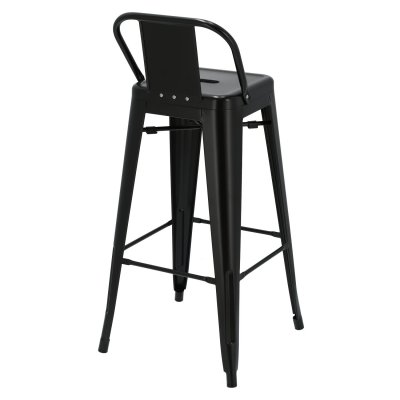 Hoker Paris Back short 75cm black insp. Tolix