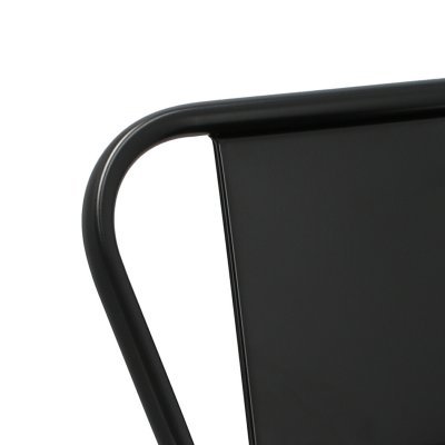 Hoker Paris Back short 75cm black insp. Tolix