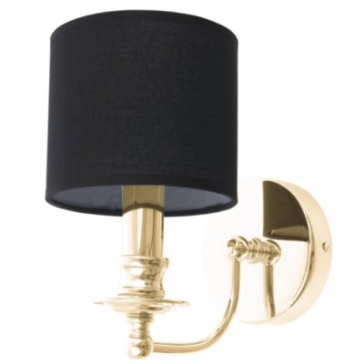 Abu Dhabi - Kinkiet (czarny abażur)