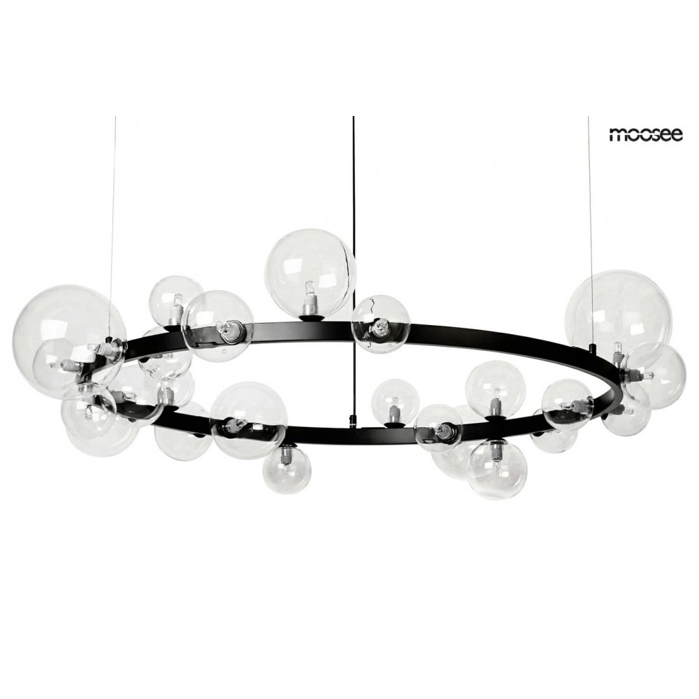 MOOSEE lampa wisząca ALURE 120 czarna