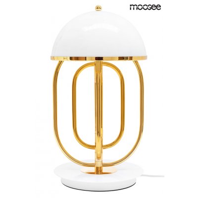MOOSEE lampa stołowa BOTTEGA złota / biała