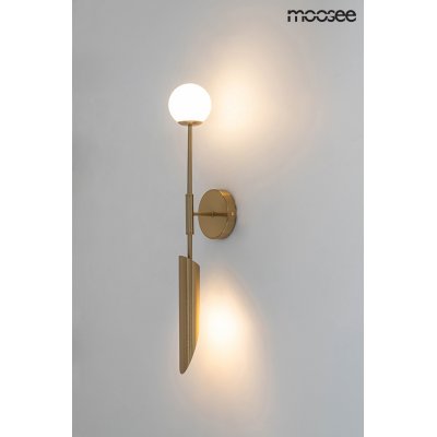 MOOSEE lampa ścienna LUCCA złota