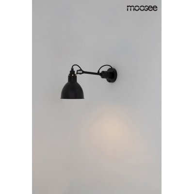 MOOSEE lampa ścienna FRANK czarna