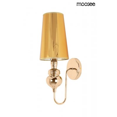 MOOSEE lampa ścienna QUEEN 15 złota