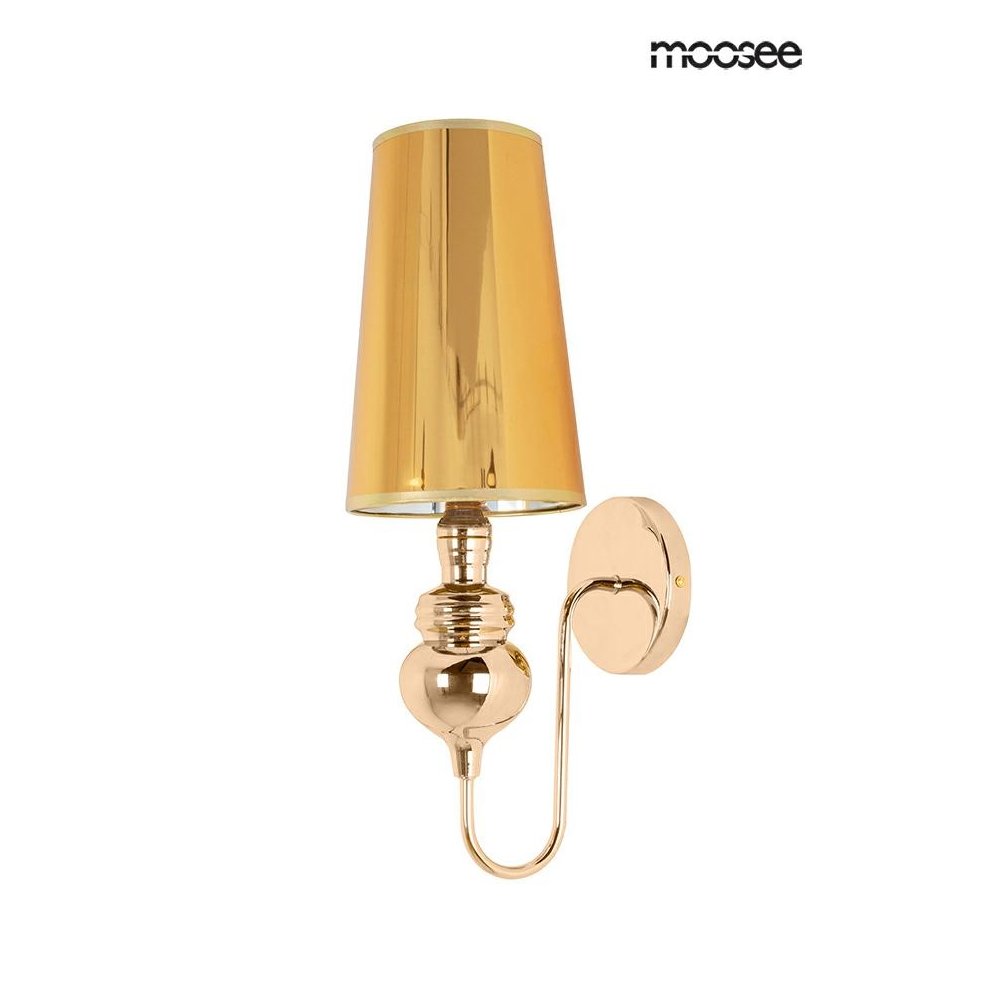 MOOSEE lampa ścienna QUEEN 15 złota