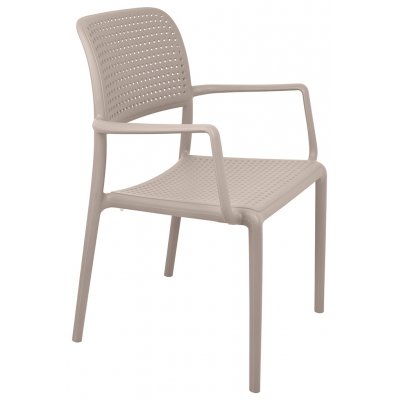 Krzesło SPARK brązowe coffee - polipropylen