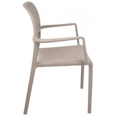 Krzesło SPARK brązowe coffee - polipropylen