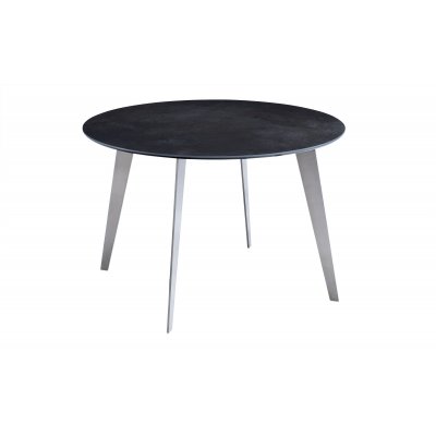 Basserto - Stół (spiek + szkło, okrągły)