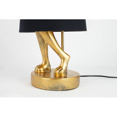 KARE lampa stołowa RABBIT złota / czarna