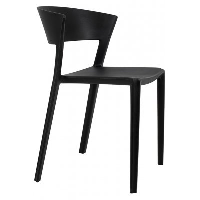 Krzesło JASPER czarne - polipropylen