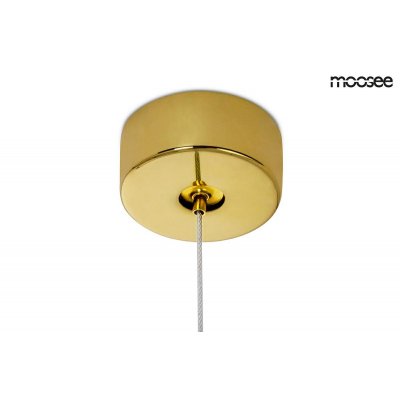 MOOSEE lampa wisząca RING LUXURY 110 złota - LED, chromowane złoto