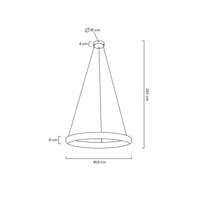 MOOSEE lampa wisząca LIBERTY 40 złota