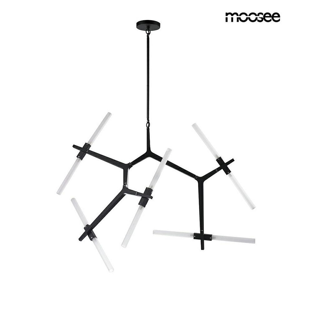 MOOSEE lampa wisząca CANDELABR 10 czarna