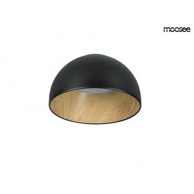 MOOSEE lampa sufitowa TOLLA czarna / naturalna