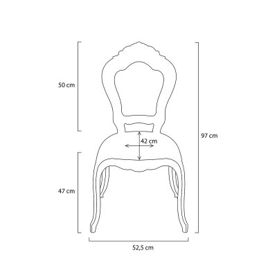 Krzesło KING transparentne - poliwęglan