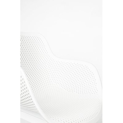 Krzesło LANDI białe - polipropylen