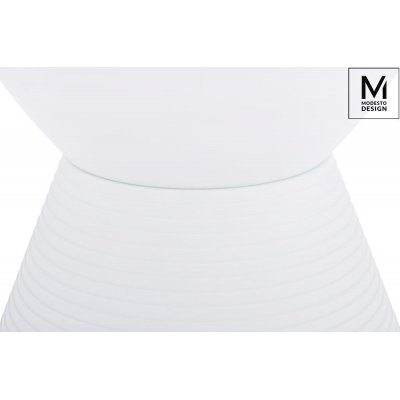 MODESTO stołek TAMBURO biały - polipropylen