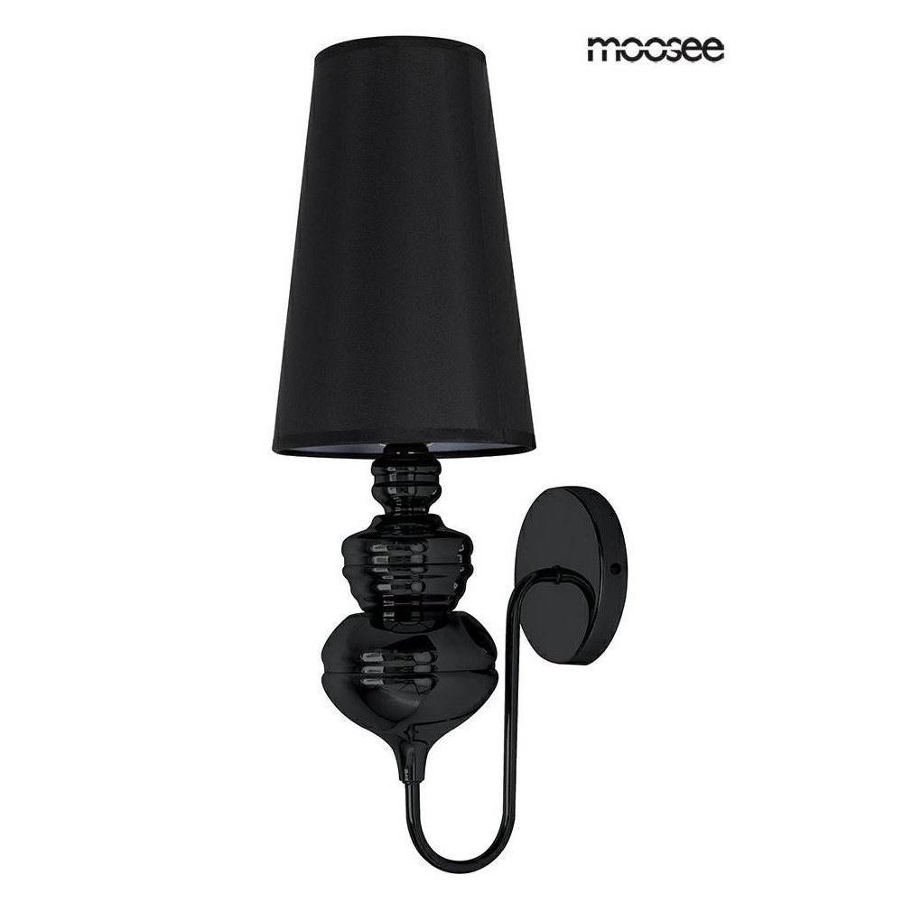 MOOSEE lampa ścienna QUEEN 20 czarna