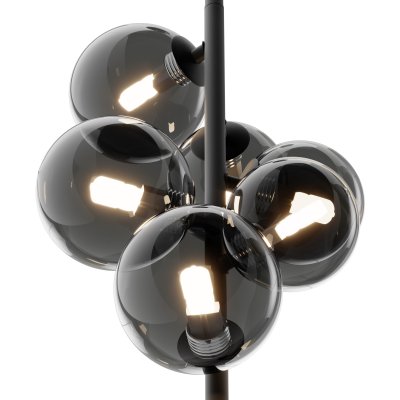 Dallas - Lampa wisząca 6 (czarna)