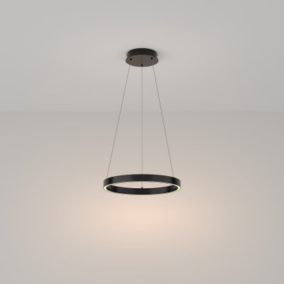 Rim - Lampa wisząca 1 (czarna, 3000K, 40cm)