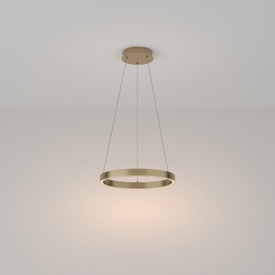 Rim - Lampa wisząca 1 (złota, 3000K, 40cm)